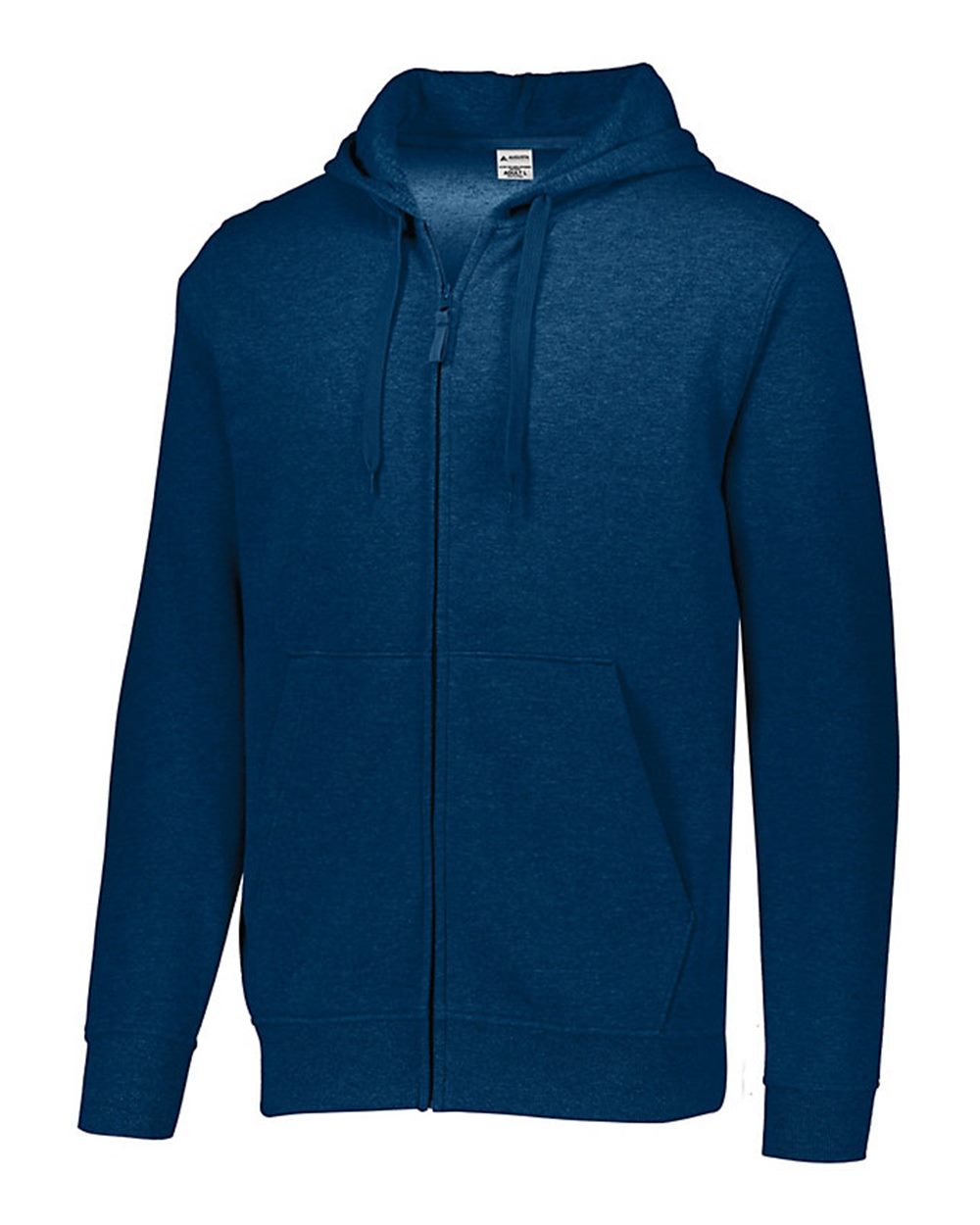 

Мужская толстовка с капюшоном из флиса 60/40 с застежкой-молнией Augusta Sportswear, темно-синий