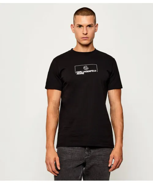 

Футболка Slim fit Karl Lagerfeld Jeans, черный