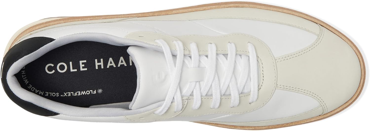 Мужские кроссовки Cole Haan Grandpro Featherarc с зауженным носком, слоновая кость/белый/черный — фото 2