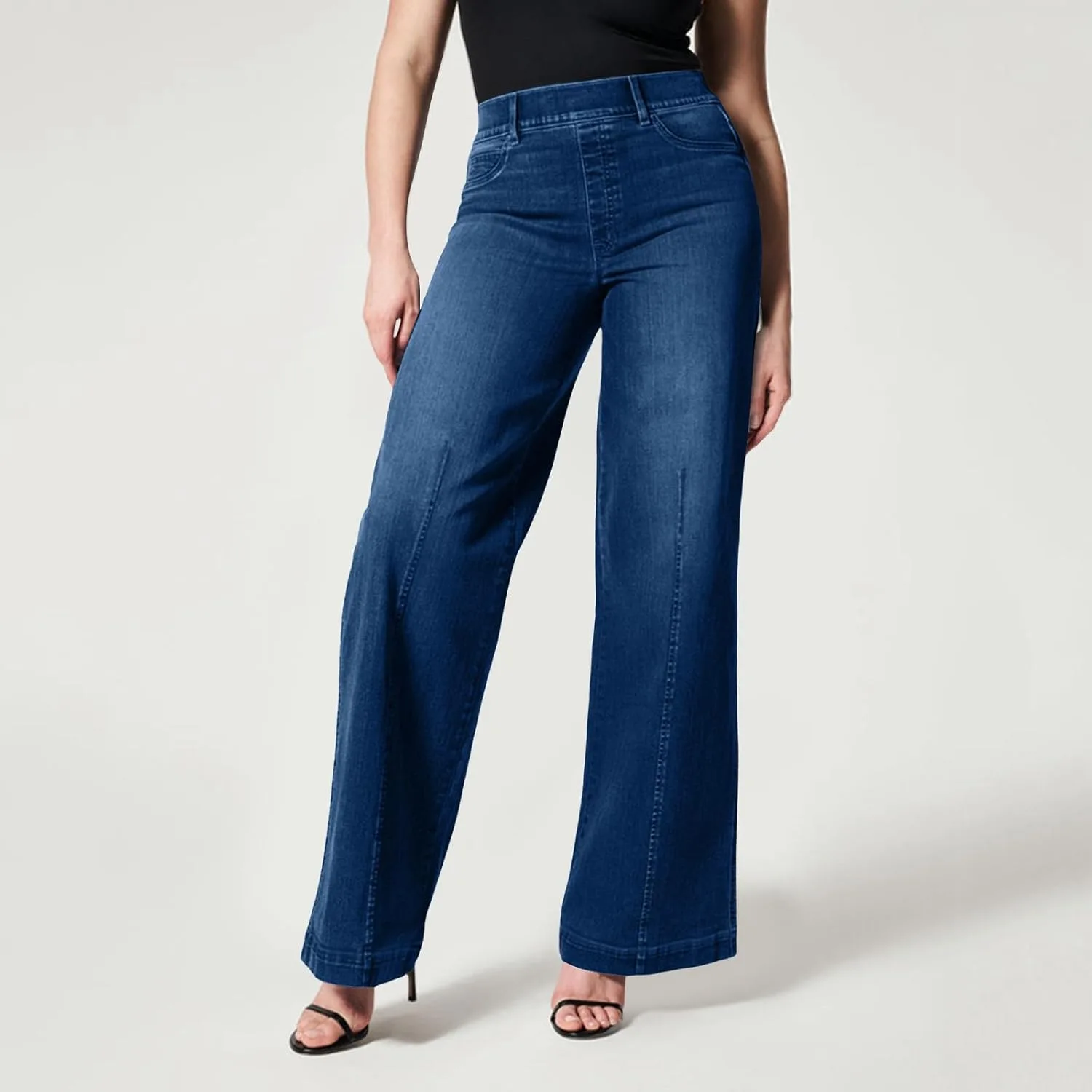 Джинсы женские Wide Leg High Waisted Stretch — фото 2