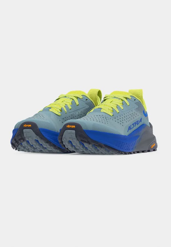 Кроссовки для бега по пересеченной местности olympus 6 Altra, Gray/Blue — фото 3