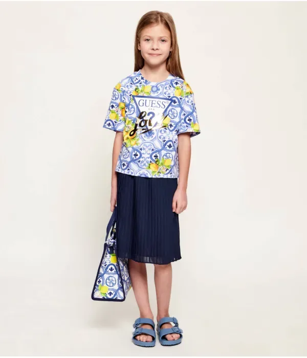 Футболка regular fit Guess, синий — фото 2