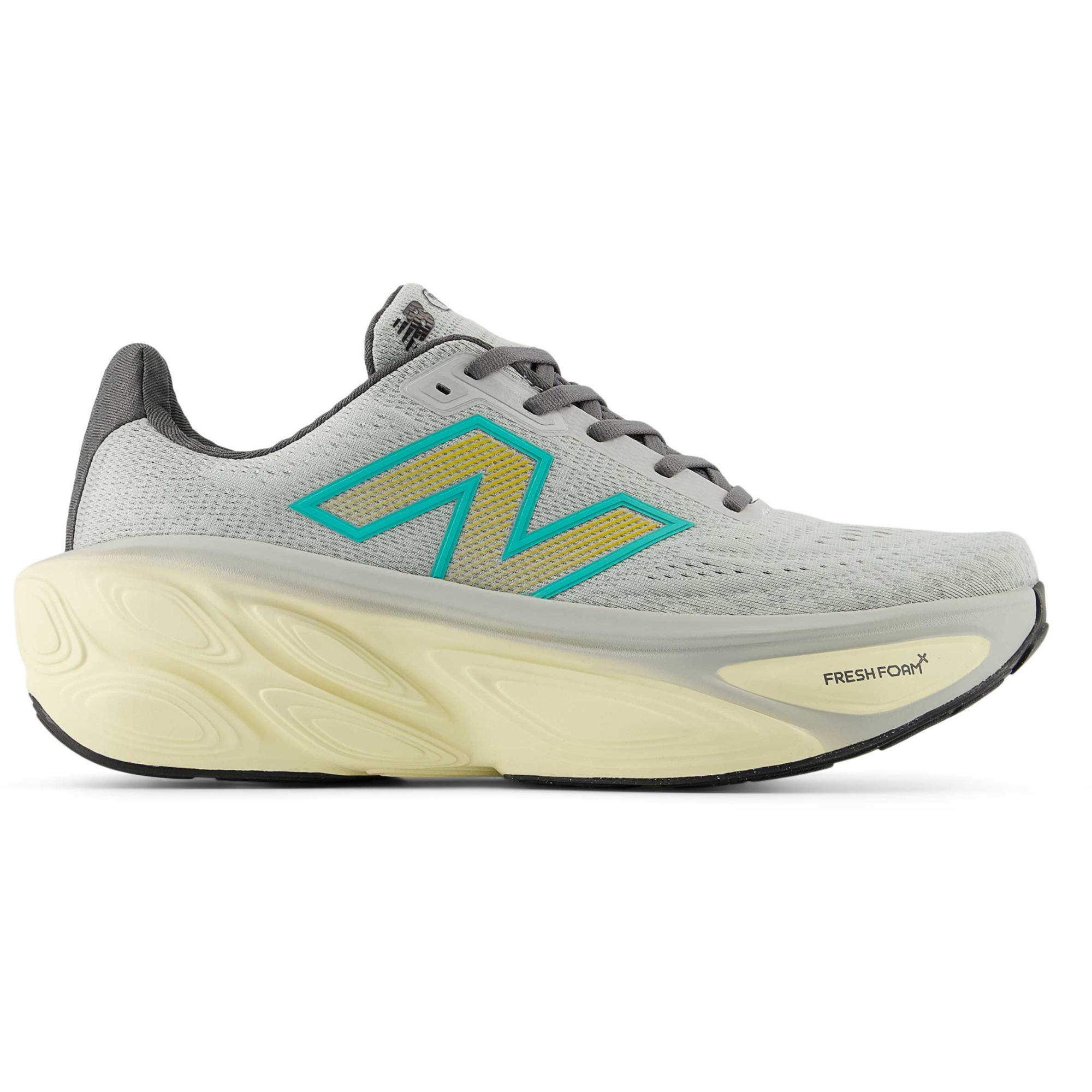 

Мужские беговые кроссовки Fresh Foam X More v5 New Balance, Brighton Grey/Calcium/Cyber Jade