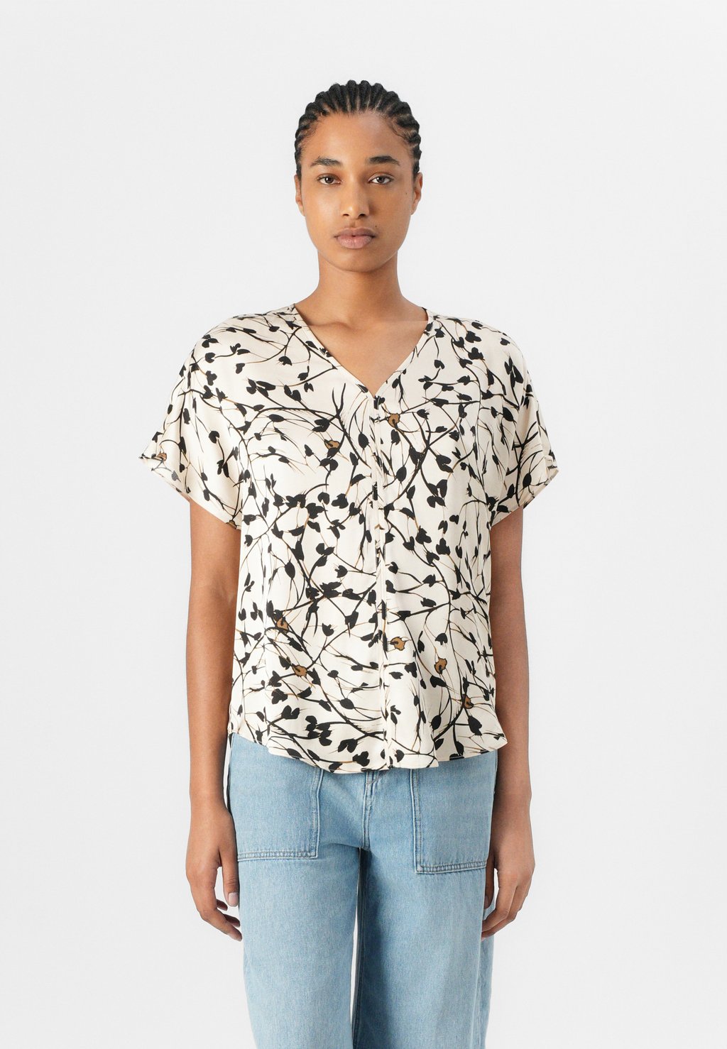 

Блуза FLORET PHINA BLOUSE Bruuns Bazaar, кремовый