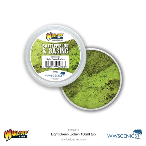 

Фигурки Battlefields & Basing: Light Green Lichen (180Ml) Warlord Games