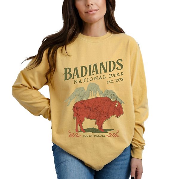 

Футболка с длинным рукавом Badlands national park est 1978 Simply Sage Market, Mustard