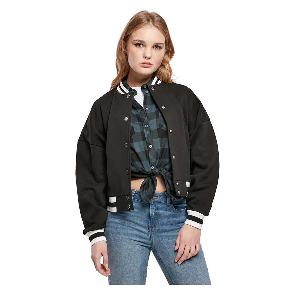 

Куртка Urban Classics Oversized College bomber, черный