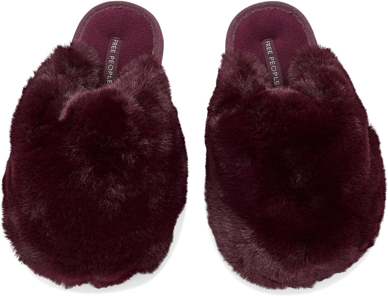 Тапочки Free People Women's Snowball Slippers, Cabernet Faux Fur — фото 2
