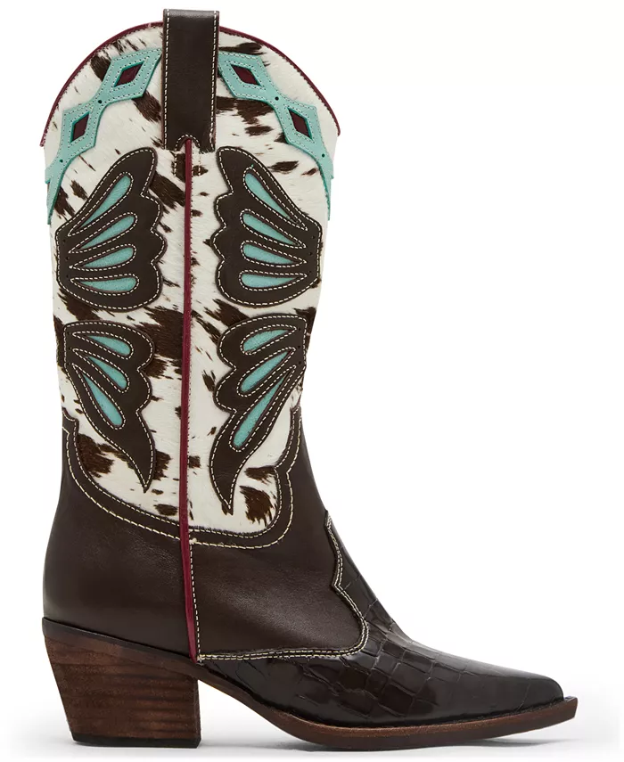Женские ковбойские сапоги Arroyo Western Steve Madden, синий — фото 2