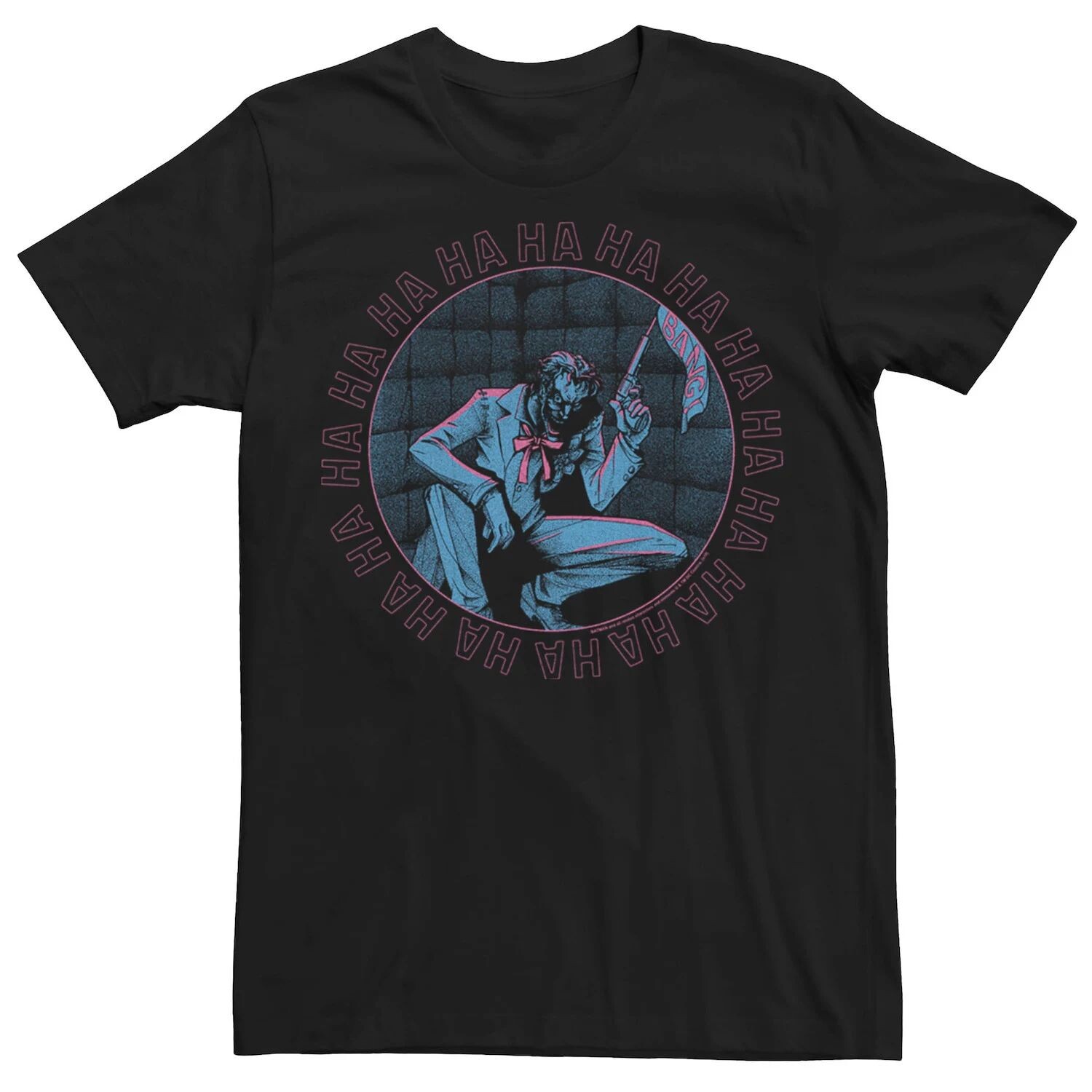 

Мужская круглая футболка Batman Joker HA HA HA DC Comics