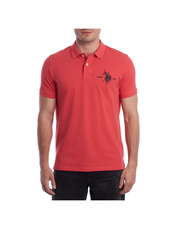 

Рубашка-поло U.S. Polo Assn., красный