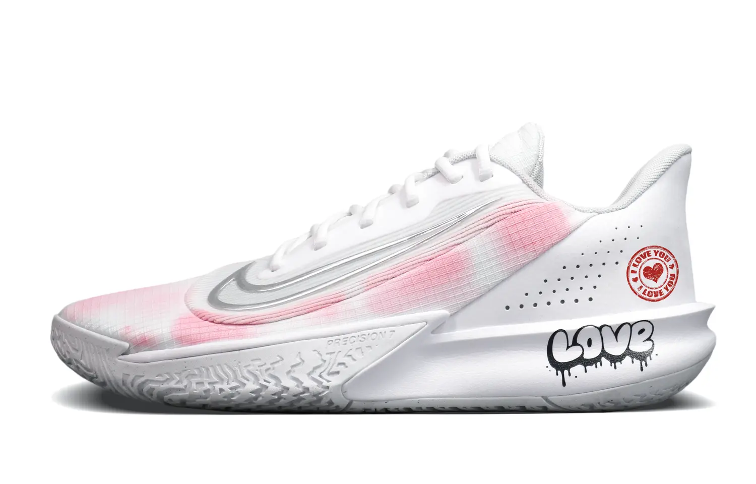 

Nike Точность 7 Амортизация, Износостойкие низкие баскетбольные кроссовки мужские белый - белый, цвет White