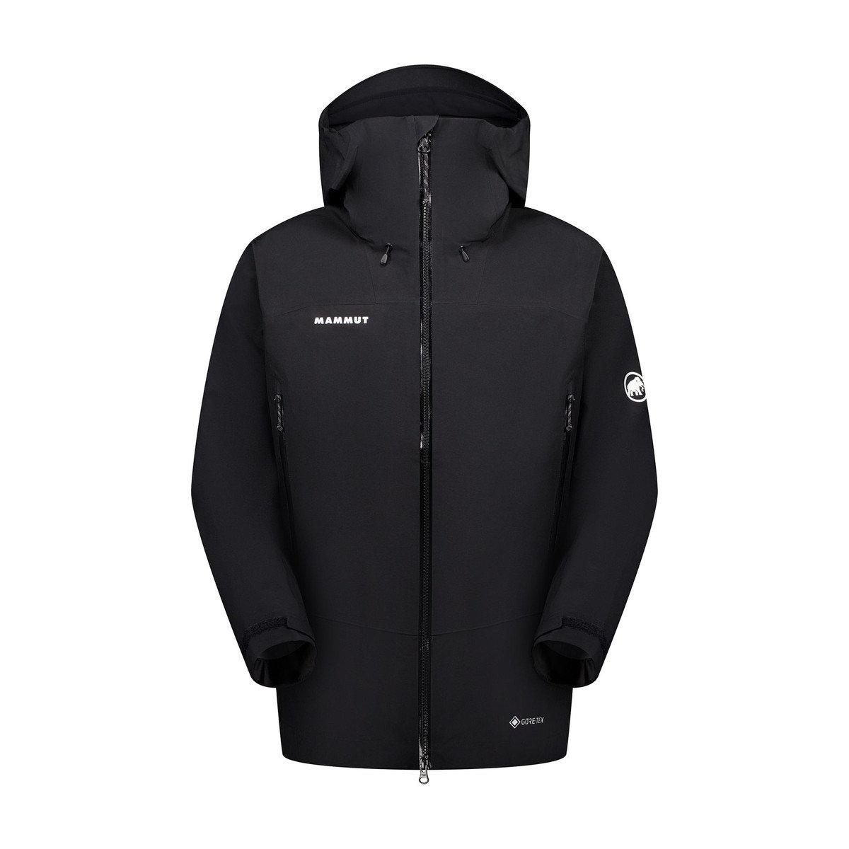 

MAMMUT Альпийский гид куртка GORE TEX мужская азиатская версия, Black
