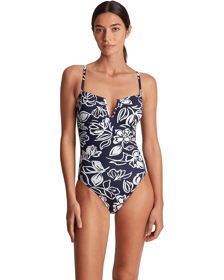 

Купальник Lauren Ralph Lauren Allora Floral U Wire One-Piece, разноцветный