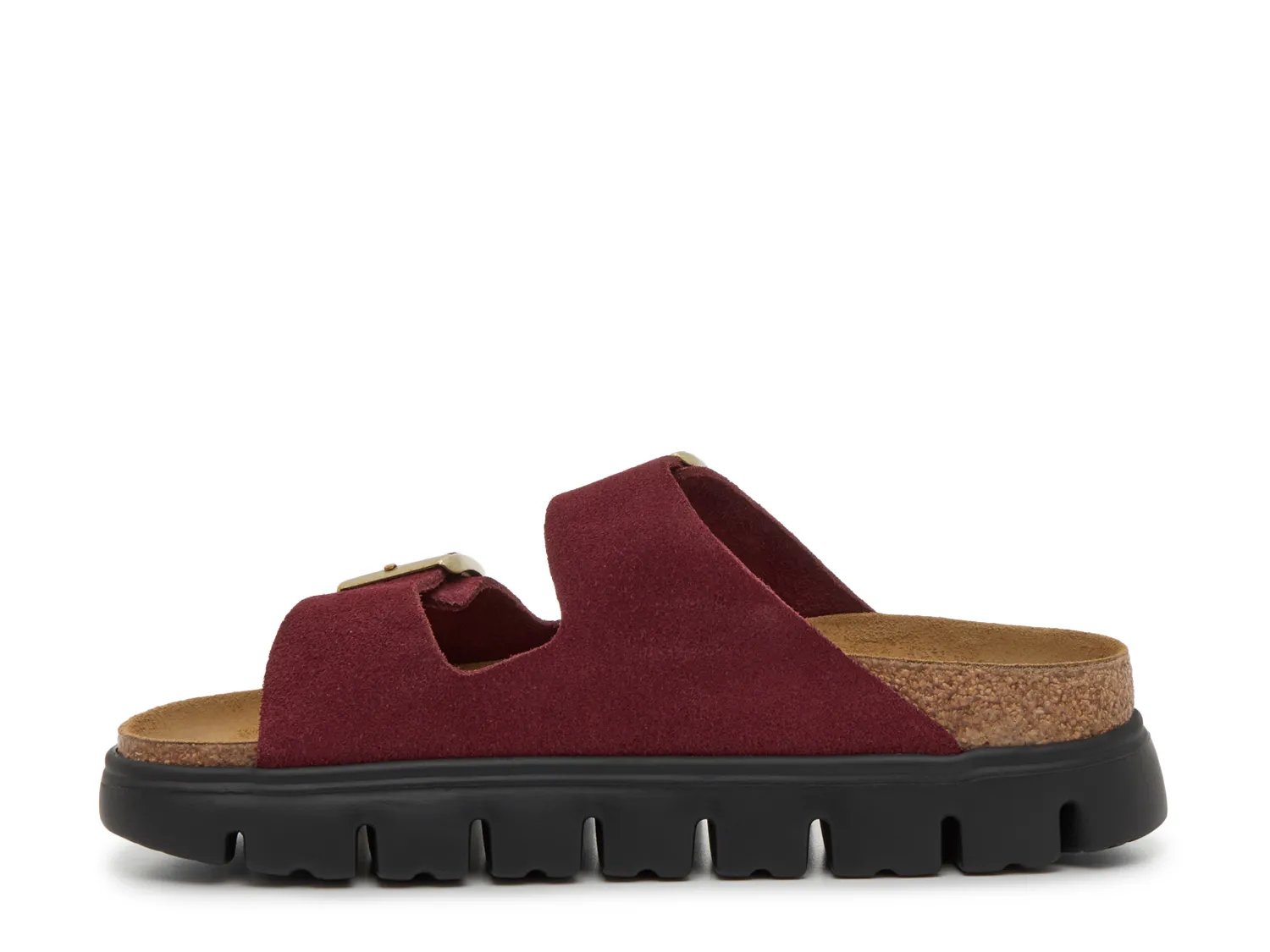 Сандалии Birkenstock Papillio by Birkenstock Arizona Platform Slide Sandal - Women's, бургундия — фото 3