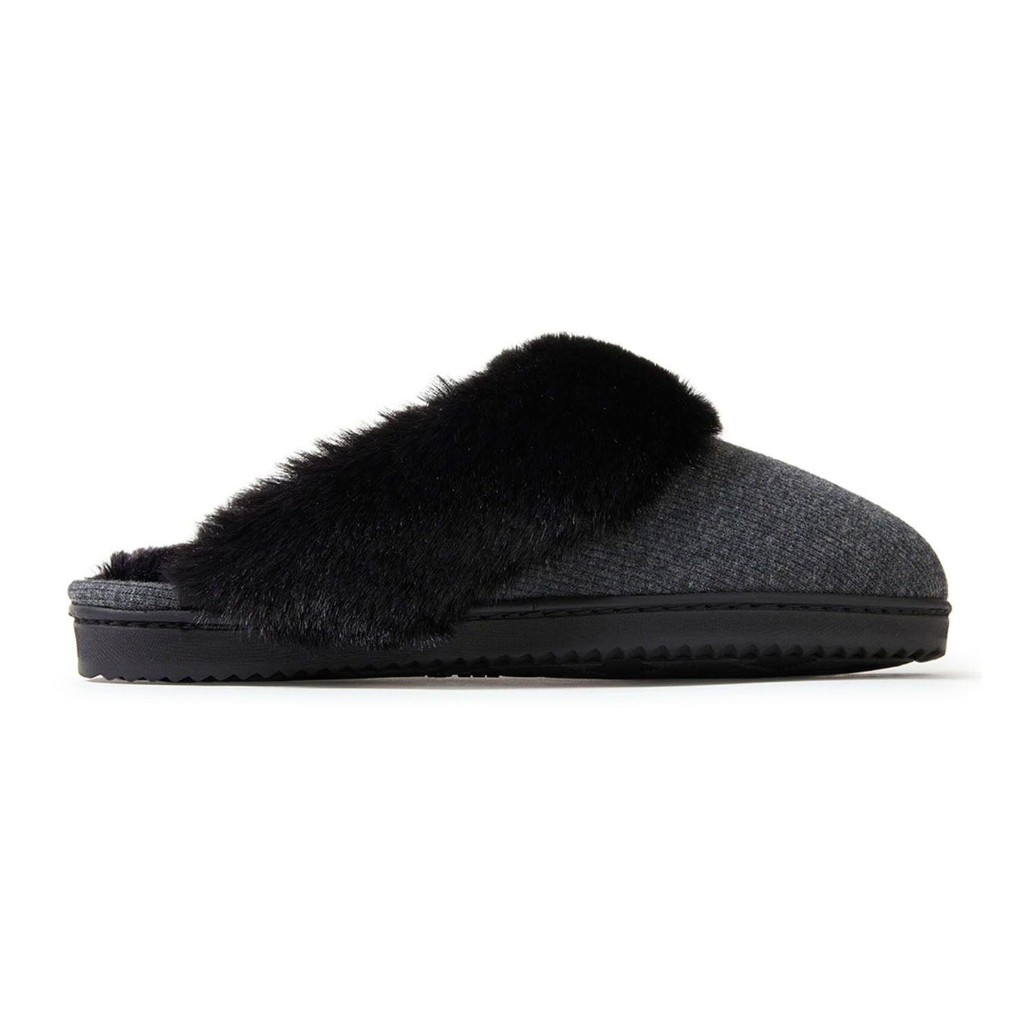 

Dearfoams Женские тапочки вязки в рубчик Dahlia на подкладке из искусственного меха Dearfoams