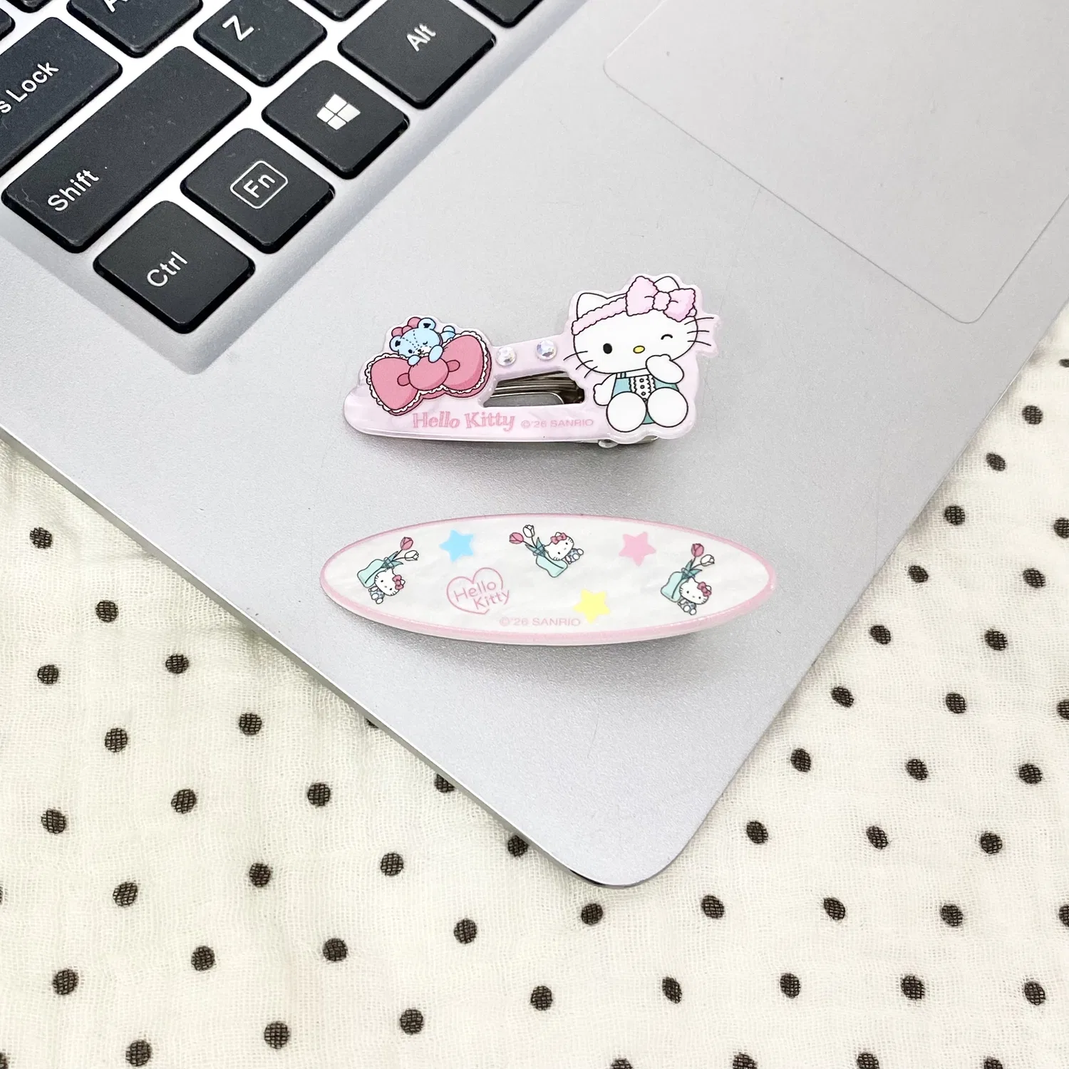 Заколки для волос Hello Kitty Sanrio акриловые — фото 4