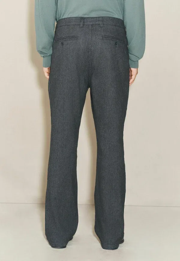 Брюки Regular fit edit bootcut Next, цвет тёмно-серый — фото 3