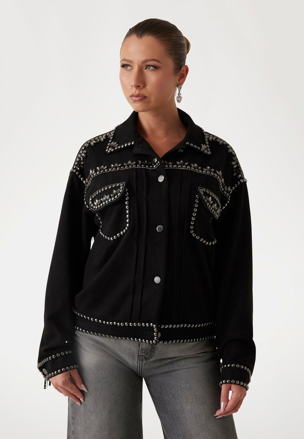 

Куртка из искусственной кожи NIETEN Guess, черный