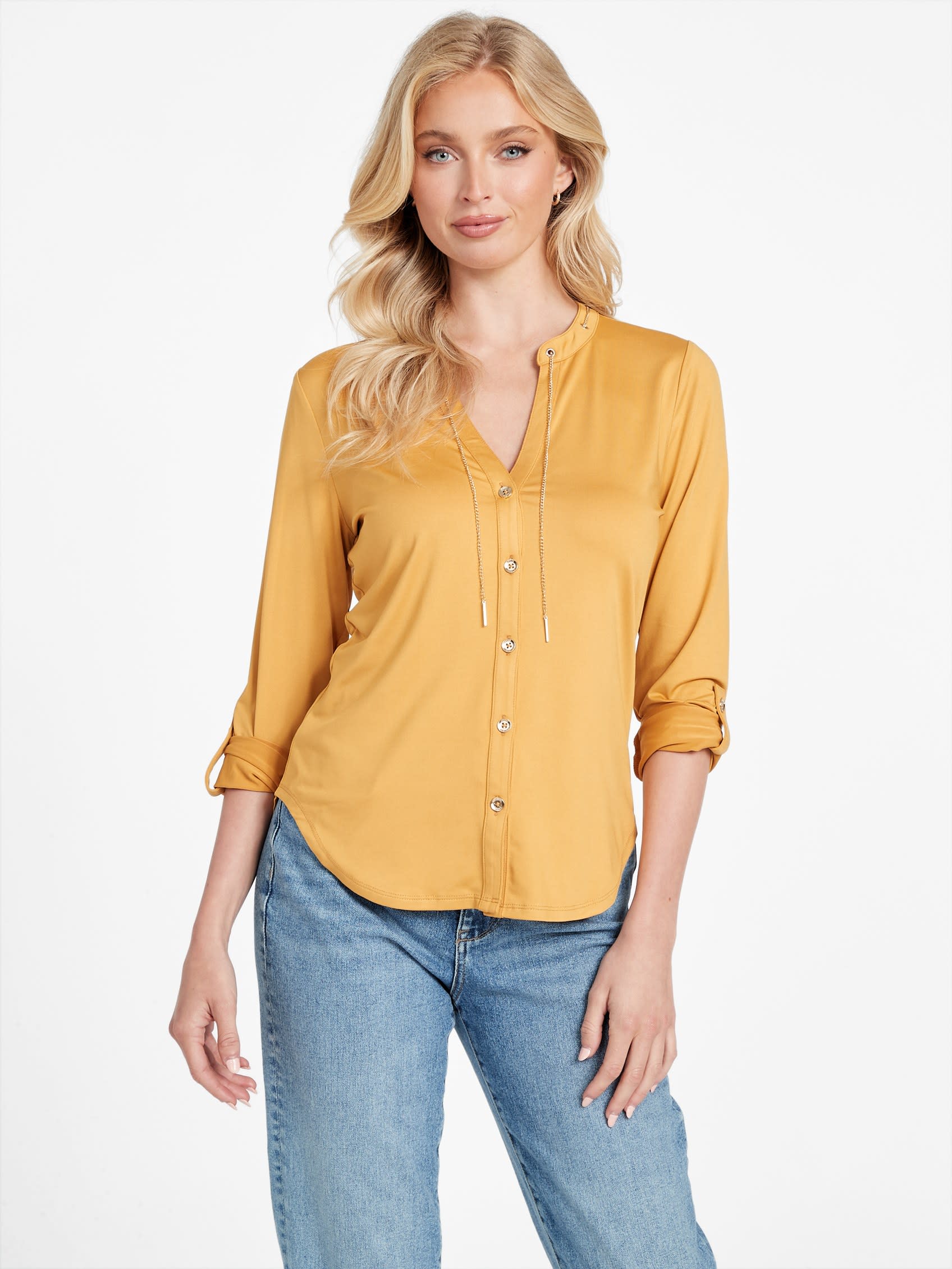 

Топ Eco Maddy Guess Factory, цвет sun shadow