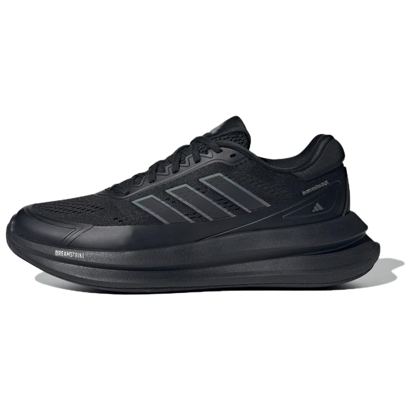 

Adidas Износостойкие и легкие низкие повседневные кроссовки для бега, мужские, черные
