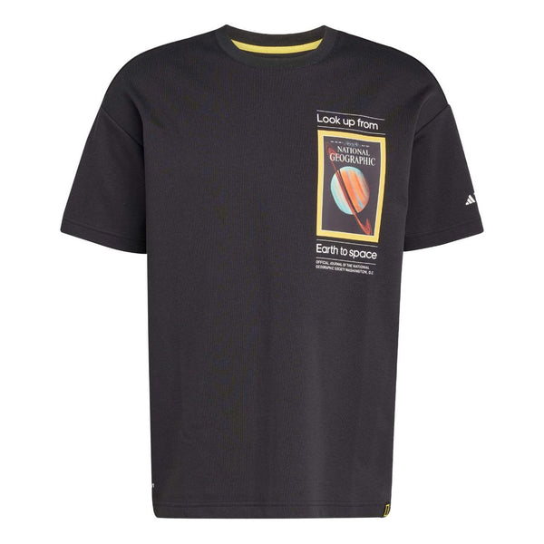 

Футболка x national geographic aeroready graphic t-shirt asia sizing Adidas, черный
