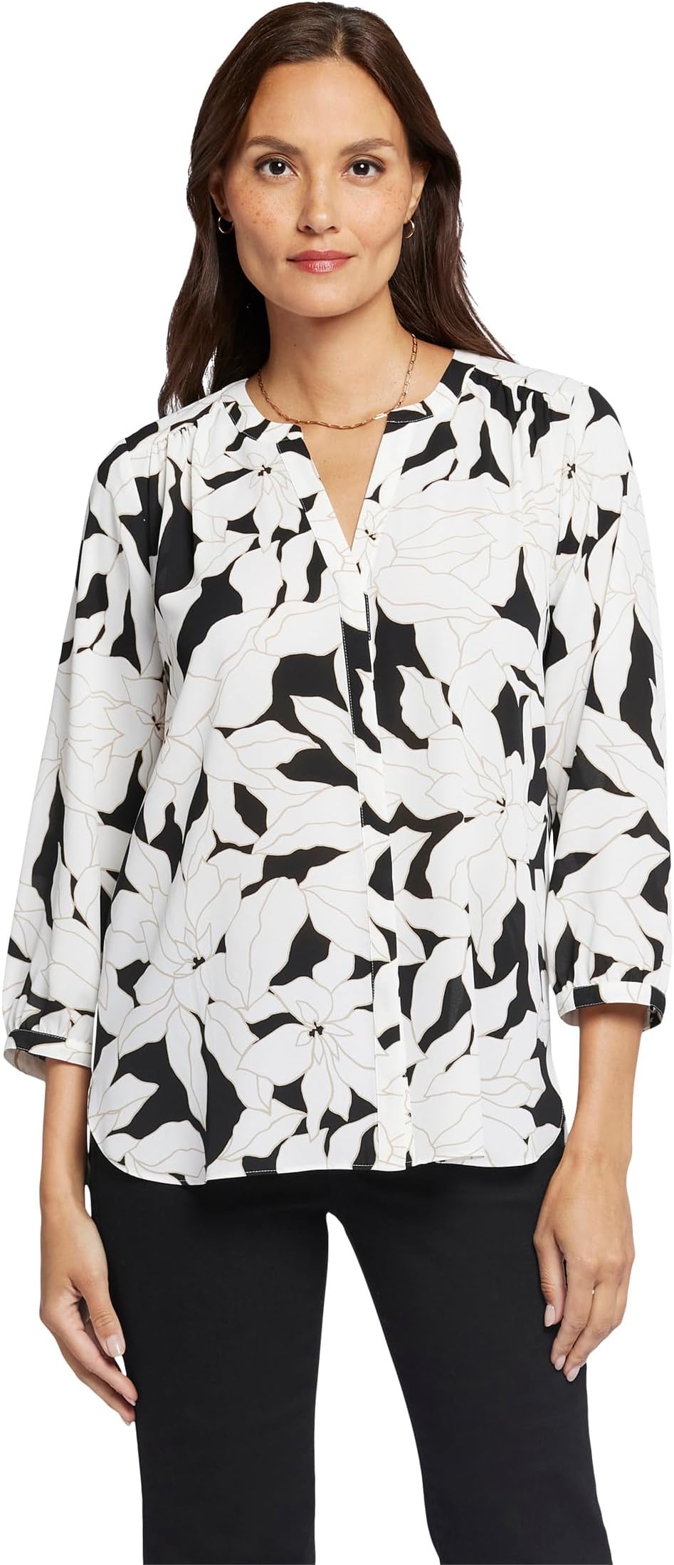 

Блуза NYDJ Pintuck Blouse, цвет Lalas