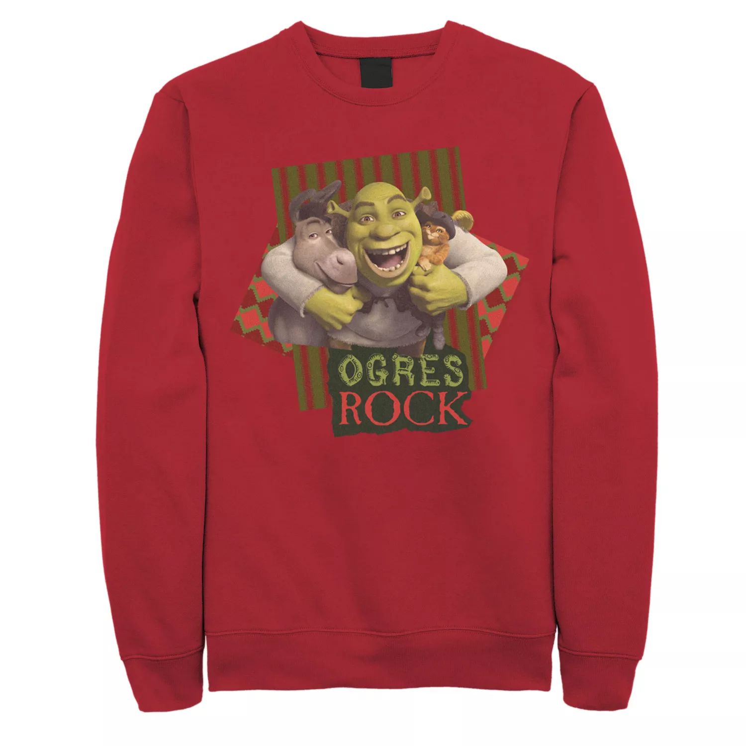 

Мужской свитшот Shrek The Third Ogres Rock Best Friends Group Licensed Character