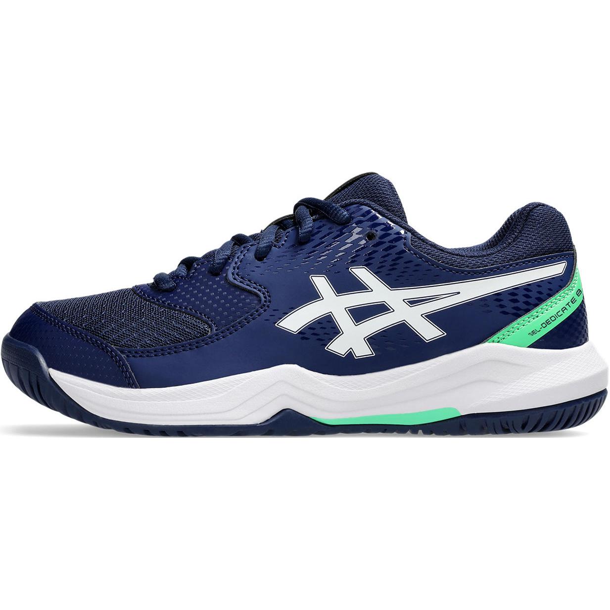 

ASICS Gel Dedicate 8 Cushioning Low top детские тренировочные кроссовки Dark Blue для подростков