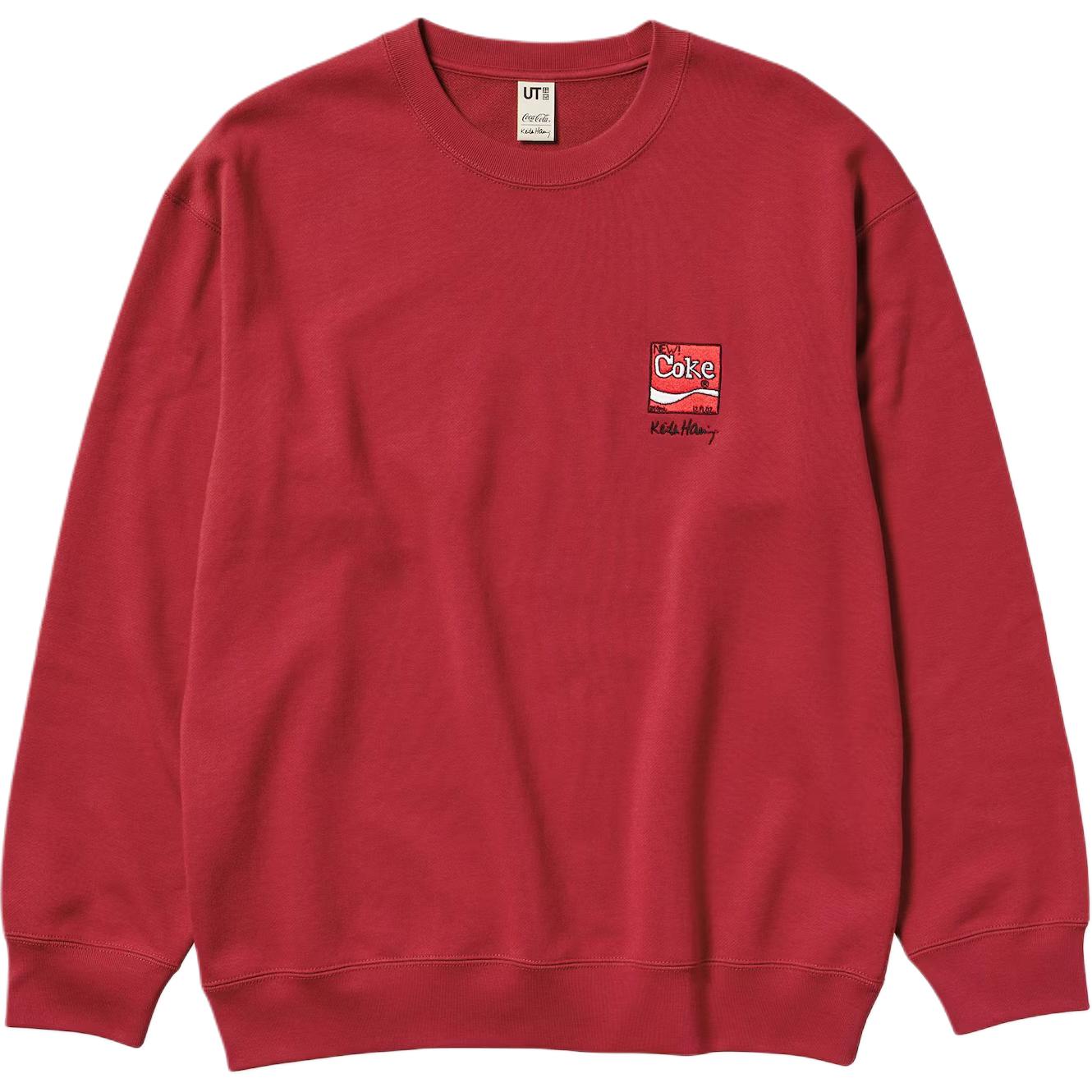 UNIQLO Свитшот унисекс Coca Cola X Keith Haring красная — фото 3