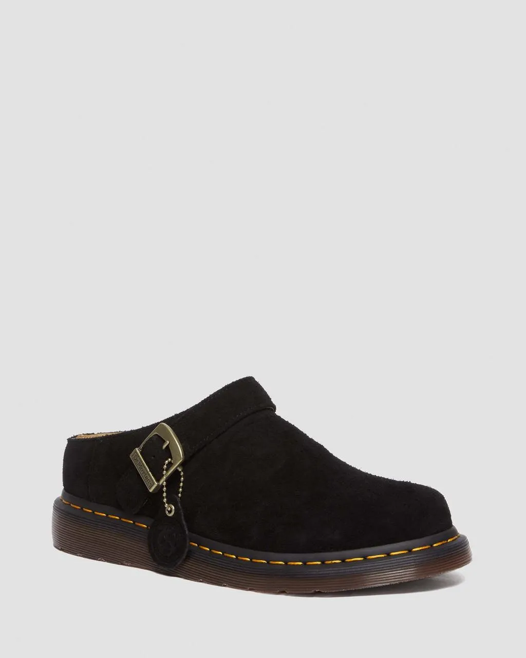 

Замшевые сабо Dr. Martens Isham Desert Oasis, цвет Black — Desert Oasis Suede