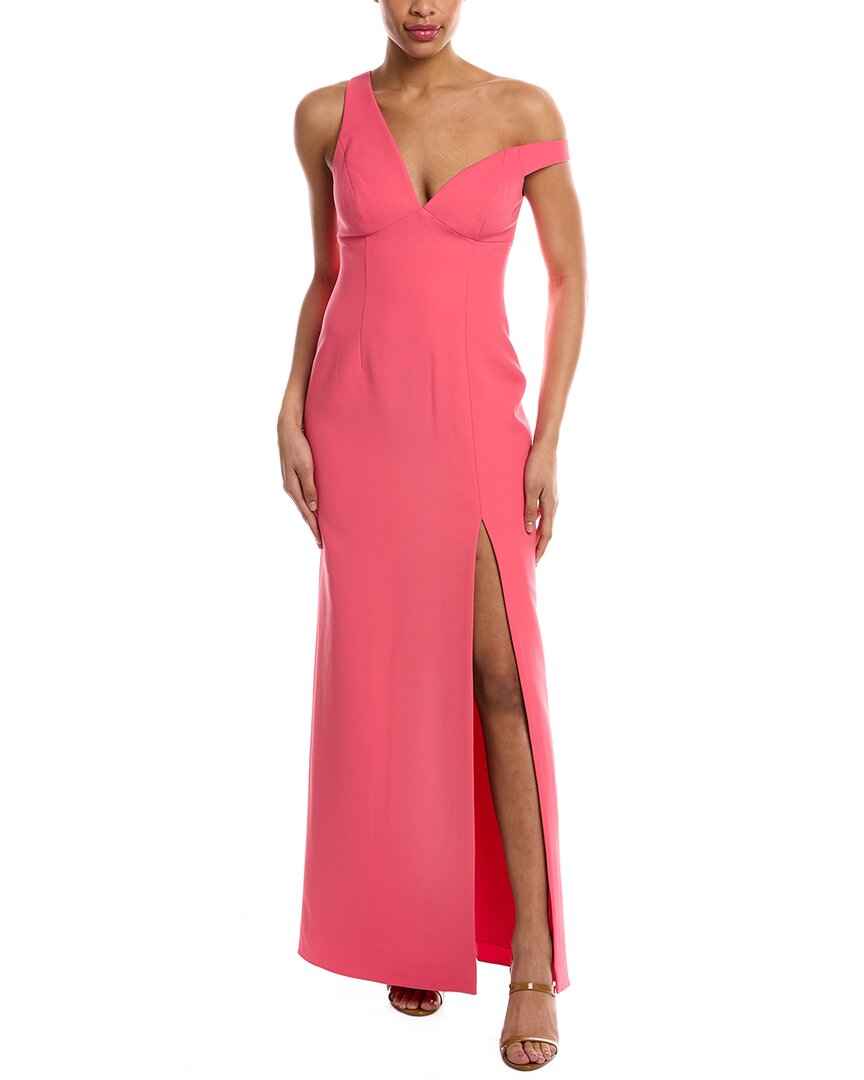 

BCBGMAXAZRIA Платье-колонна, розовый