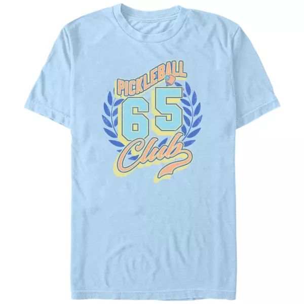 

Футболка мужская Pickleball Club 65 с графическим принтом Licensed Character, голубой