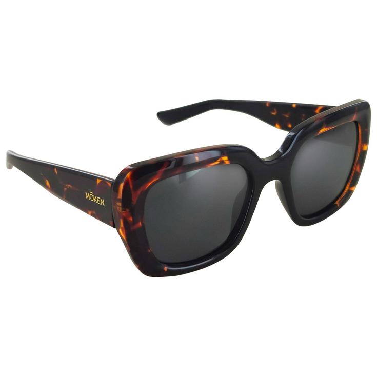 

Солнцезащитные очки Iris, черные черепаховые, серые, кат. 3, поляризованные Moken Vision