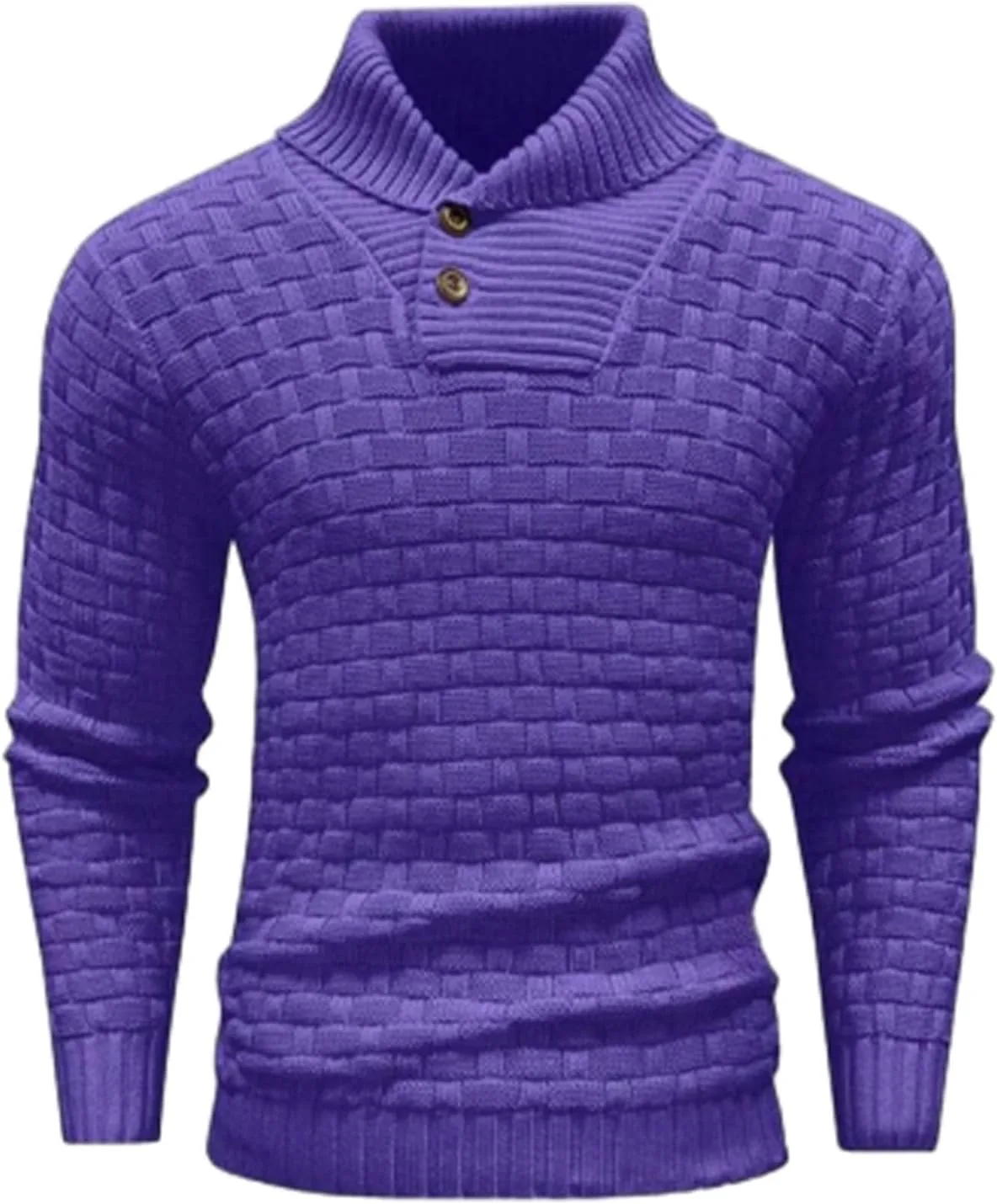 

Мужской реверсивный воротник, риб, теплый свитер с кабельной вязкой ZPLMIDE