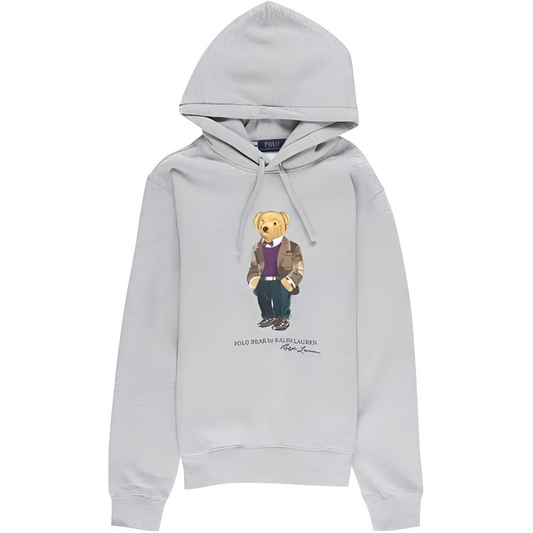 

Polo Ralph Lauren Мужская толстовка SS23 серого цвета