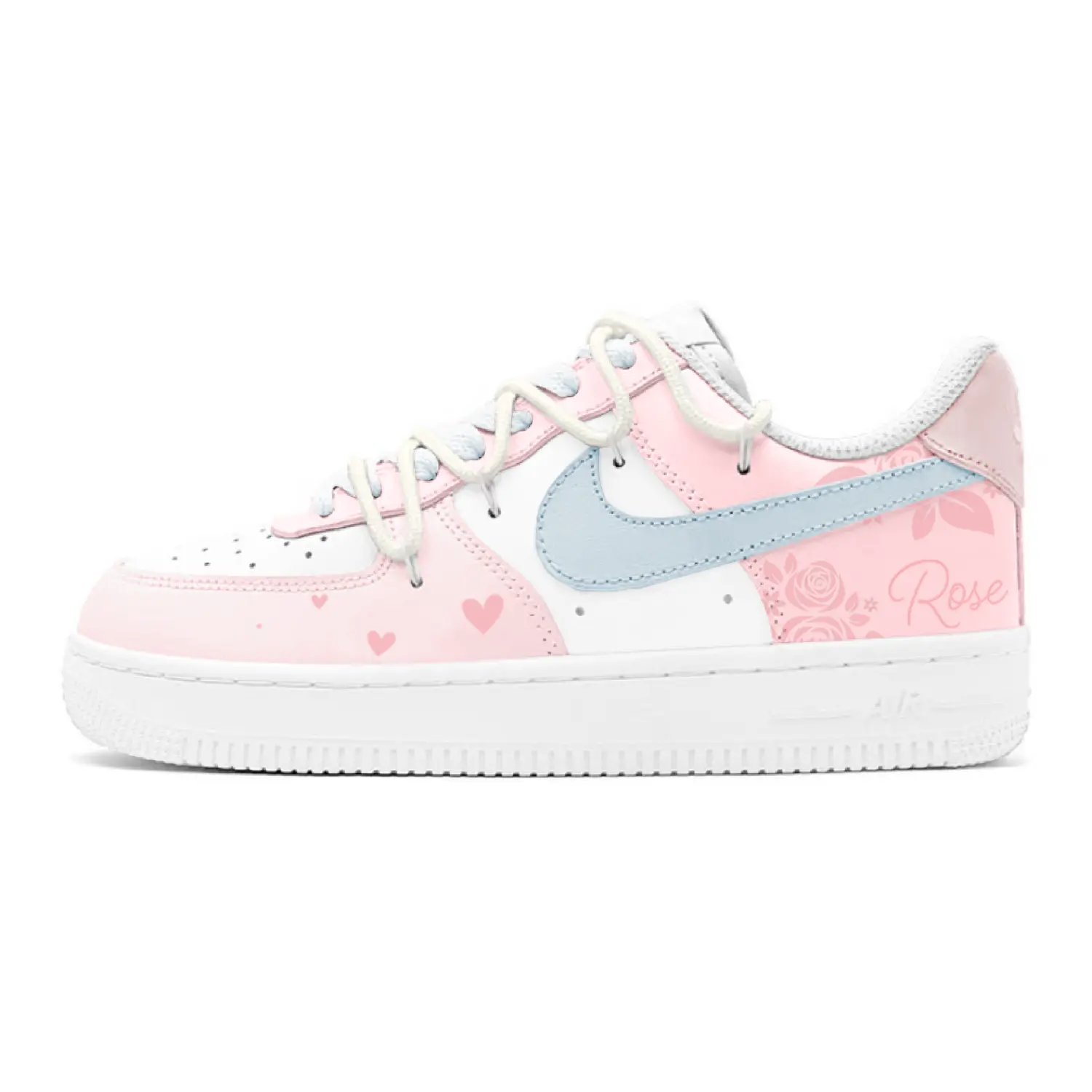 

Кроссовки Air Force 1 с антискользящей амортизацией, износостойкие, низкие, для детей и подростков Nike, белый