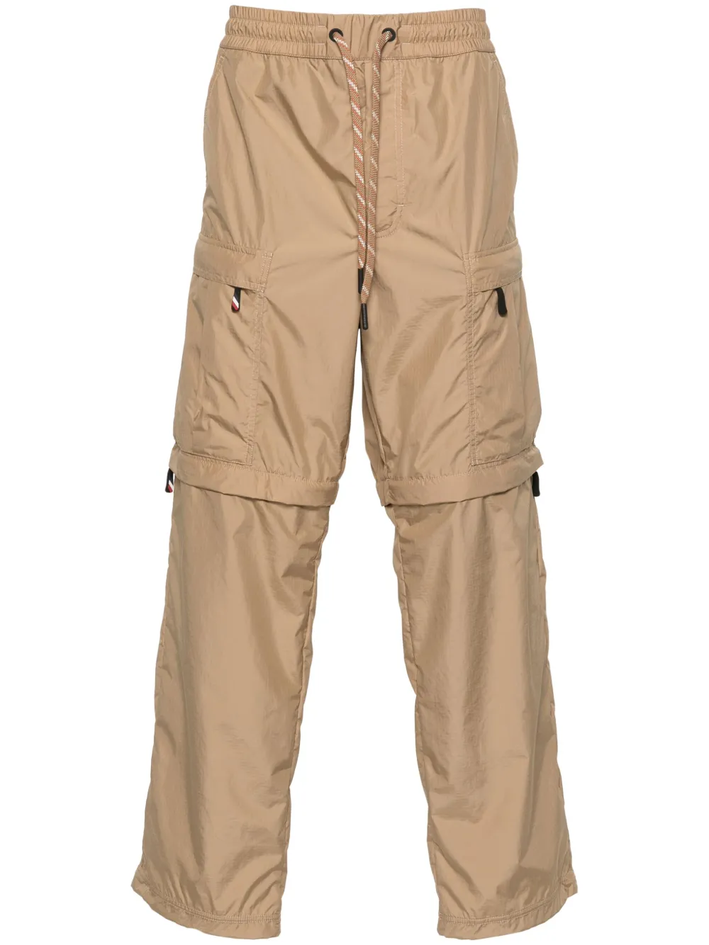 

Прямые брюки из рипстопа Moncler Grenoble, нейтральный