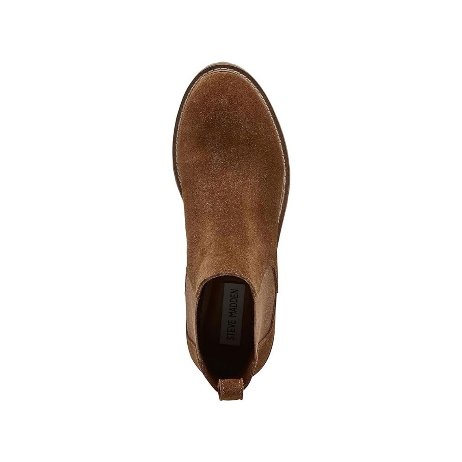 Женские ботинки челси Steve Madden Leopold замшевые, коричневый — фото 4