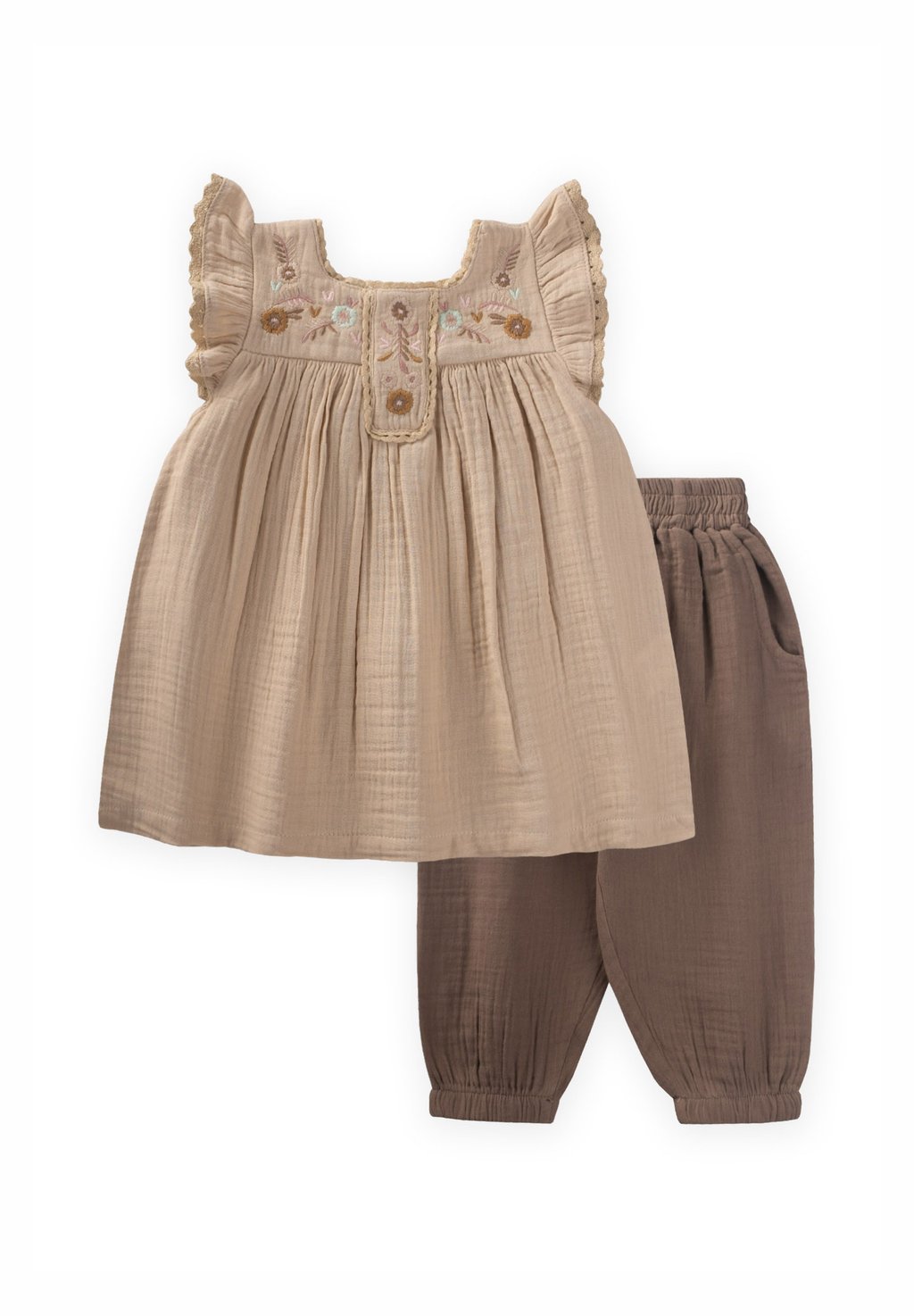 

Блуза EMBROIDERED SET Cigit, бежевый