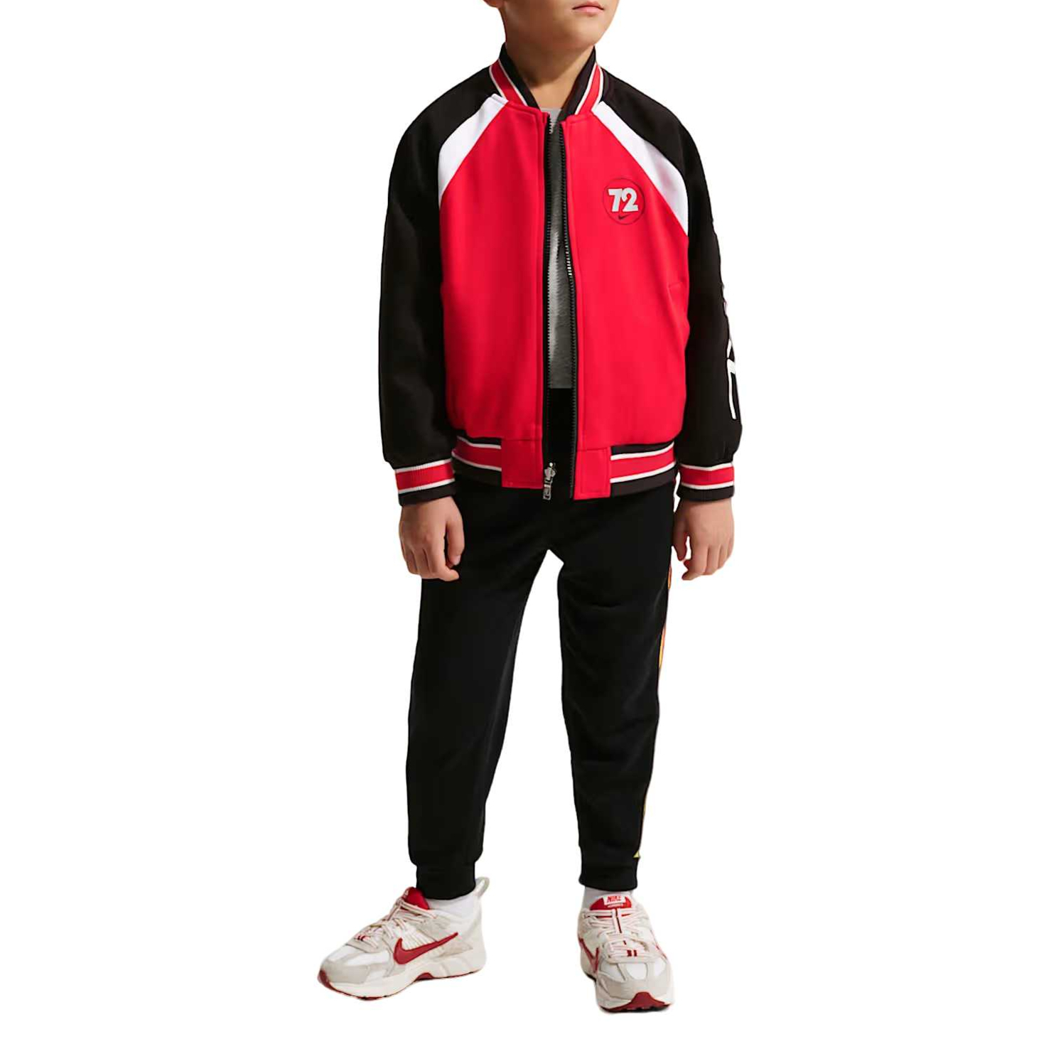 

Детская куртка Moderate Nike, черный/красный/белый/черный