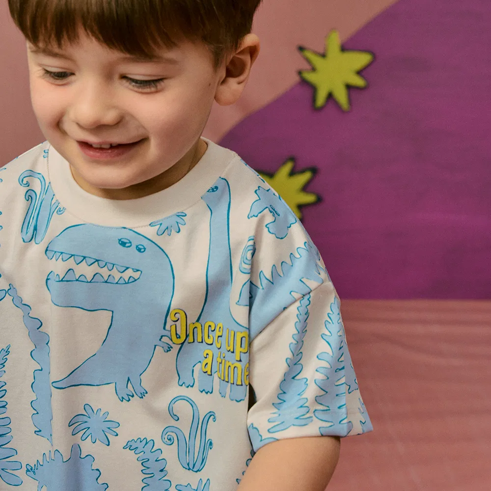 Детская футболка Blue Dinosaur Friends от Hoatatau
