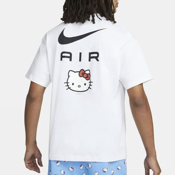 Футболка x hello kitty crossover ss22 funny alphabet cartoon printing short sleeve white Nike, мультиколор — фото 4