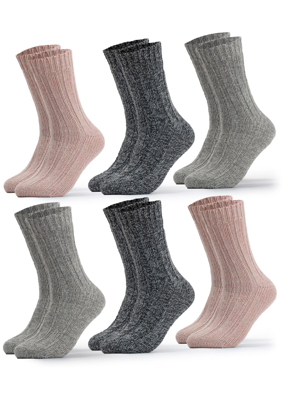 

Носки Occulto Gloria, цвет mottled grey/Rose/mottled black