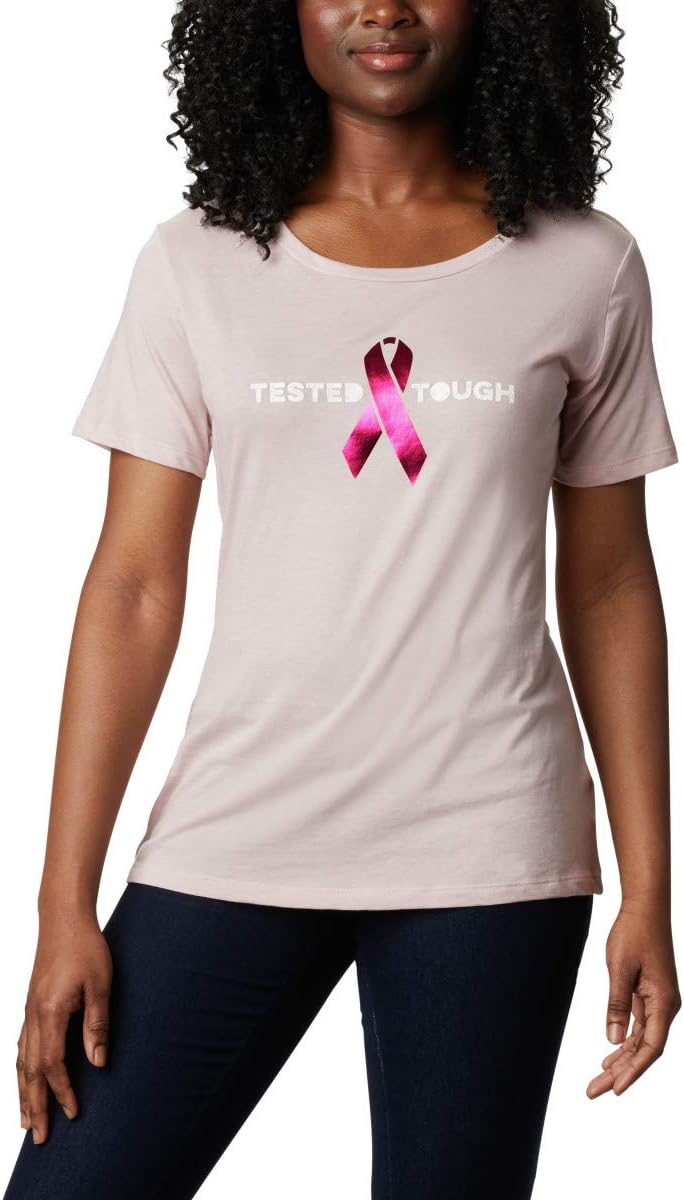 

Женская футболка Columbia Forest Park Ss, Mineral Pink Heather/Tested Tough, Зеленый, Женская футболка Columbia Forest Park Ss, Mineral Pink Heather/Tested Tough