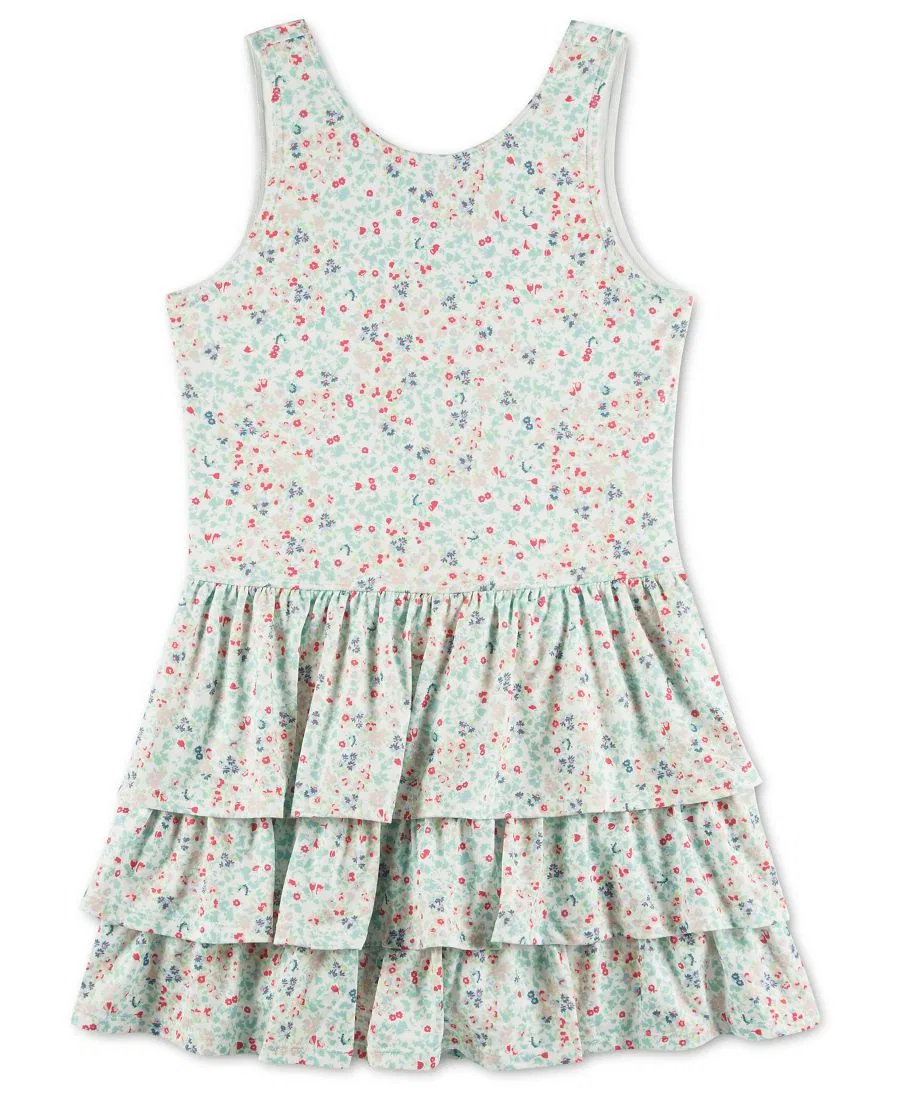 Детское кокетливое мини-платье YPB Active Abercrombie Kids, мультиколор — фото 2