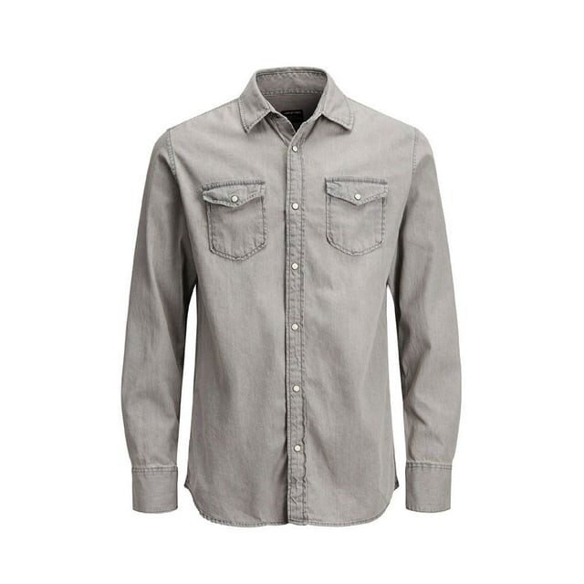 

Рубашка с длинными рукавами Jack & Jones, серый