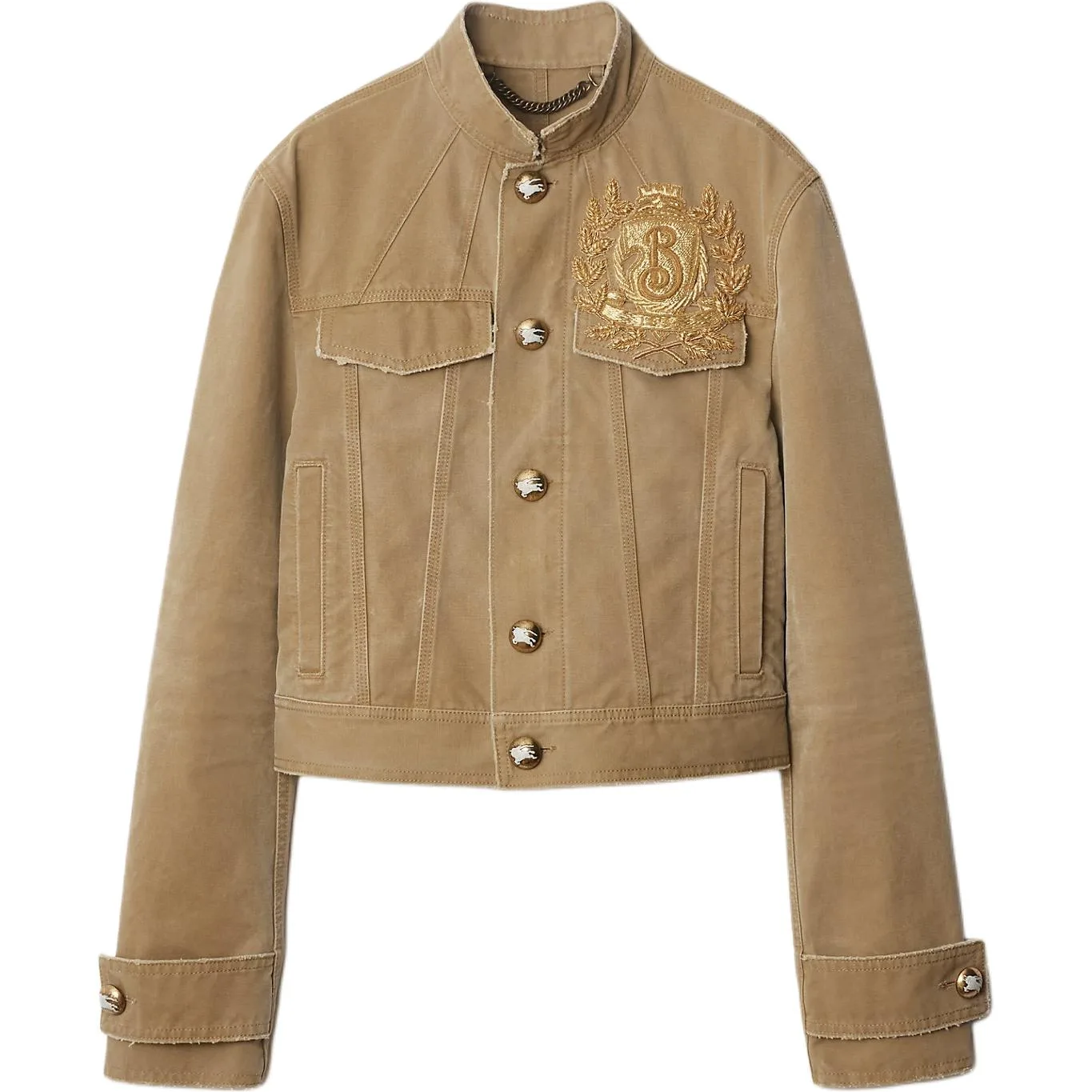 Куртка Burberry B crest, хаки