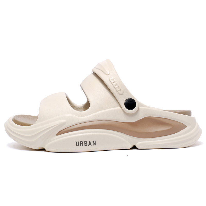 

URBAN AUTHENTIC Пляжные сандалии унисекс бежево-коричневые, цвет Beige Brown