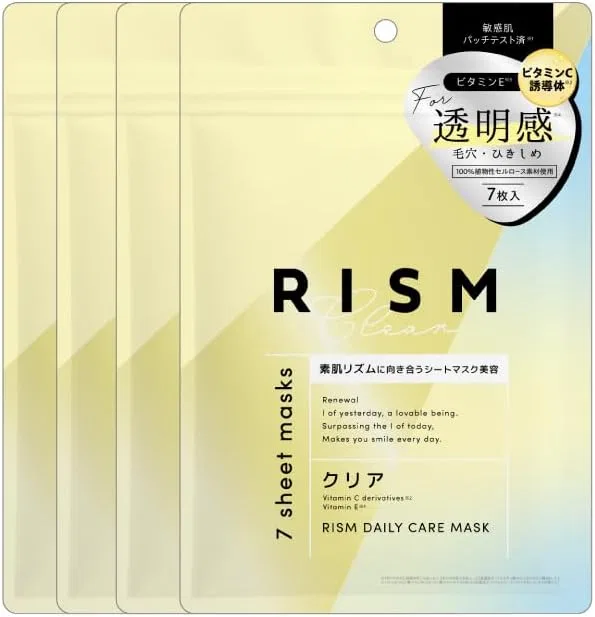 Набор масок для лица Rism Clear, 28 шт
